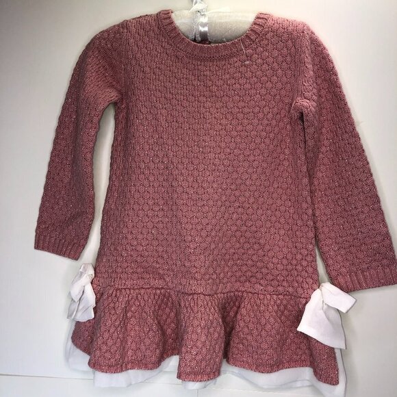 Catherine Malandrino Other - CATHERINE Malandrino Mauve Knit Girls Dress Size 24M